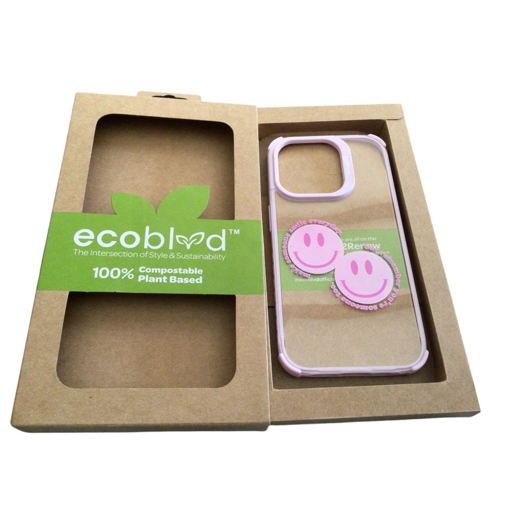 iPhone 15 Laguna Case Pastel Lilac EcoBlvd Sustainable Make Someone Smile
